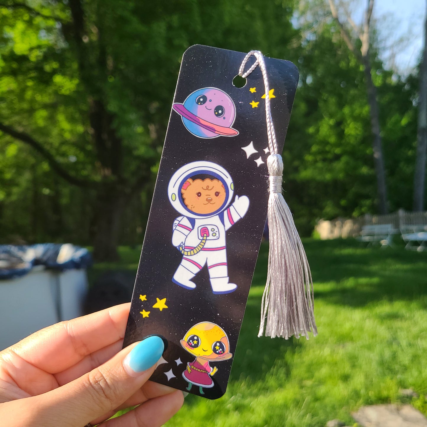 Friends in Space Bookmark