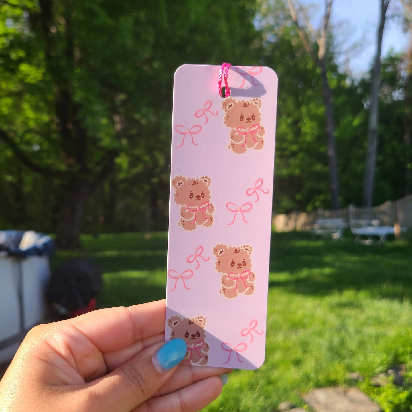 Cuddles the Coquette Bear Bookmark