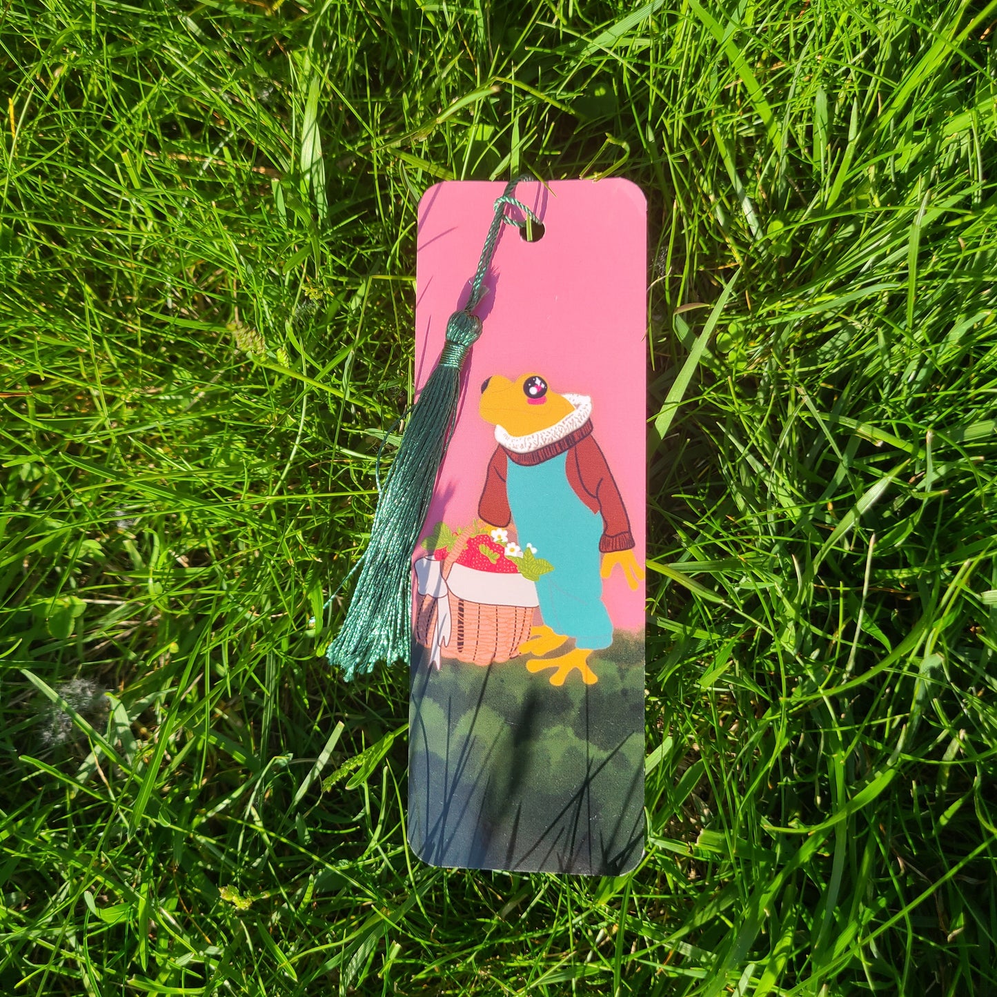 Picnic Frog Bookmark
