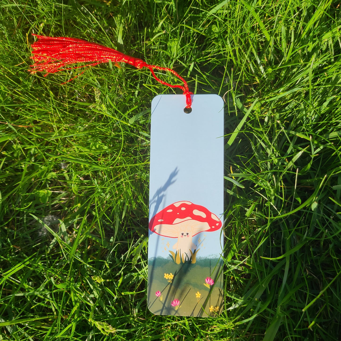 Mushroom bookmark