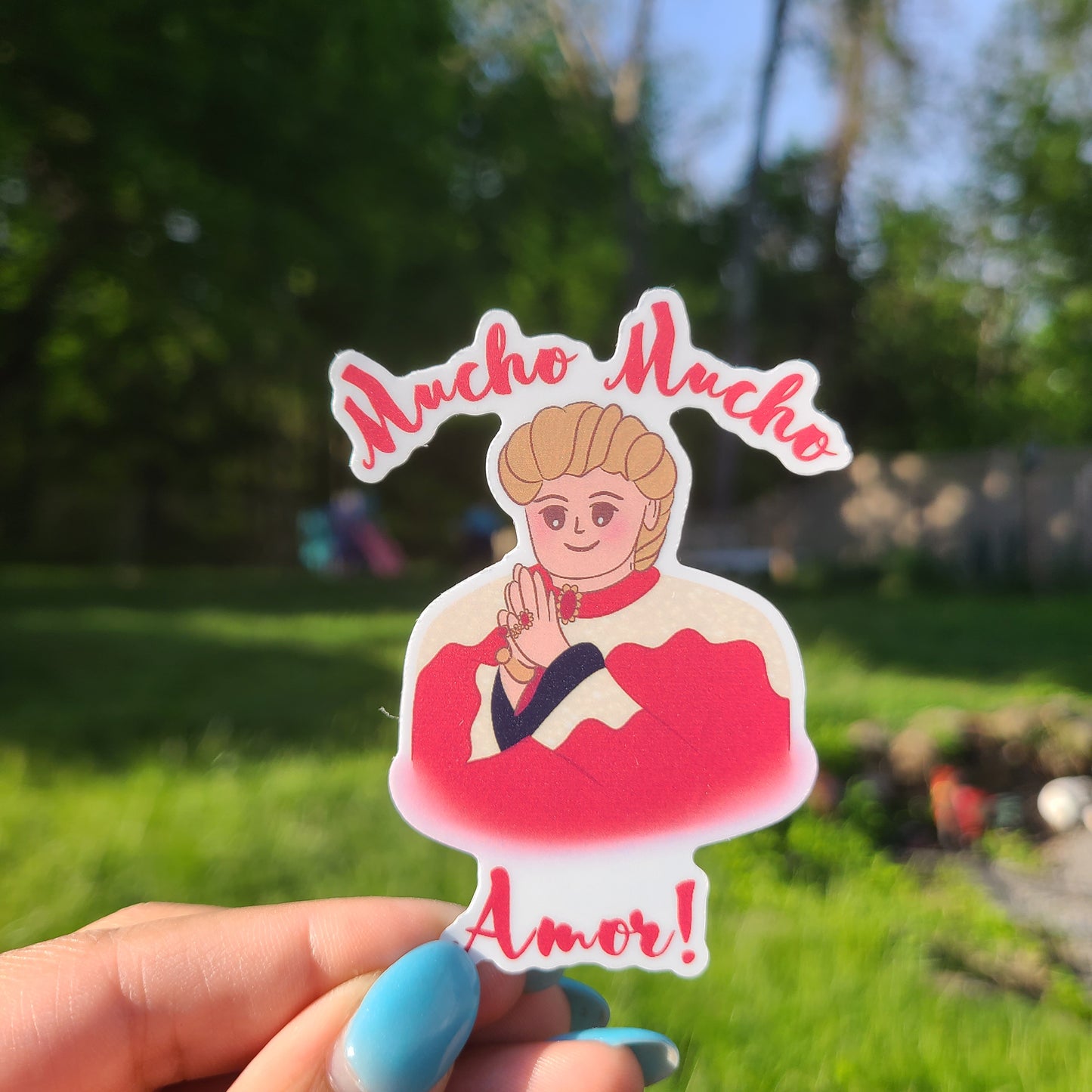 Mucho Mucho Amor Vinyl Sticker