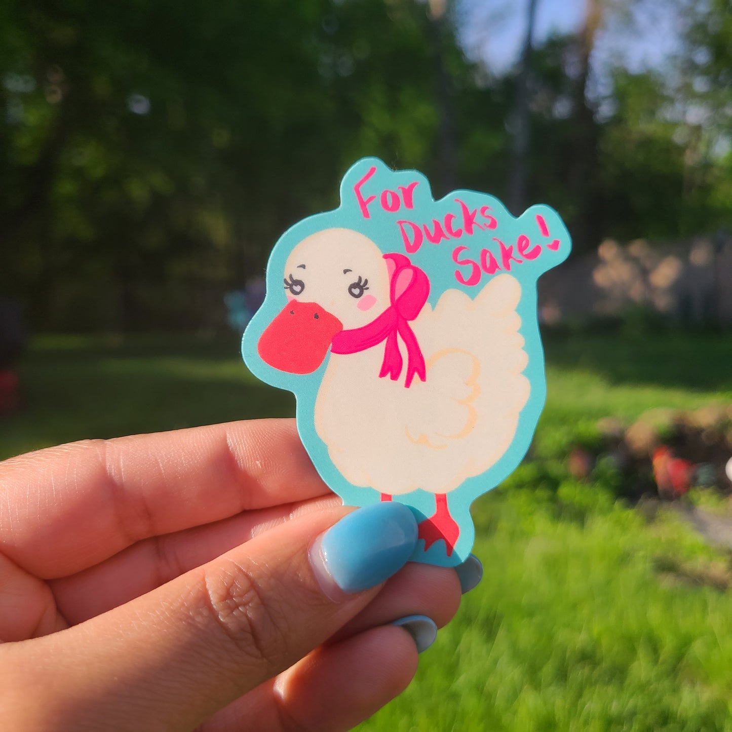 For Ducks Sake Sticker