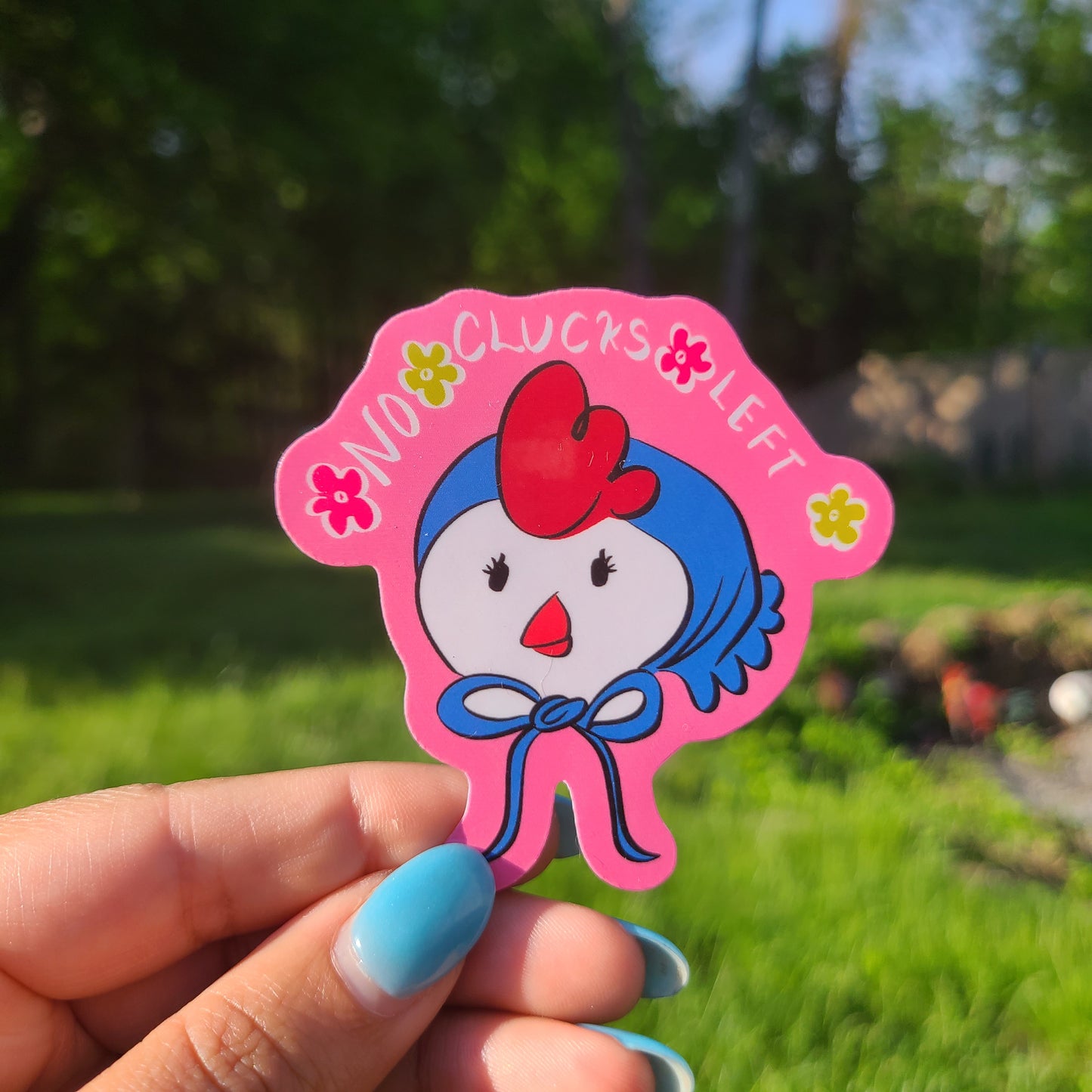 No Clucks Left Sticker