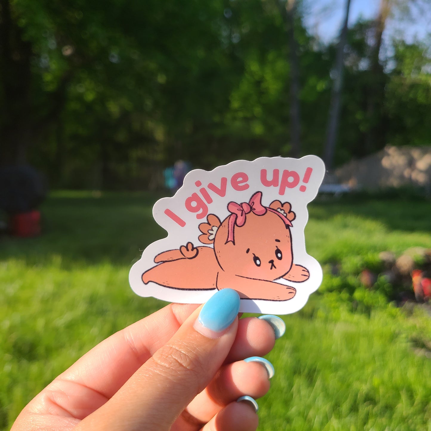 I give up Sticker