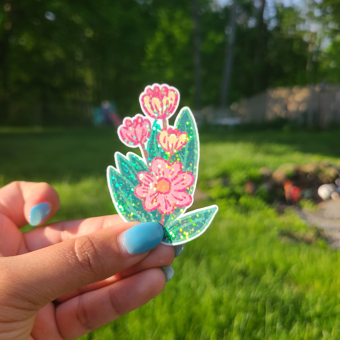 Flower Sticker