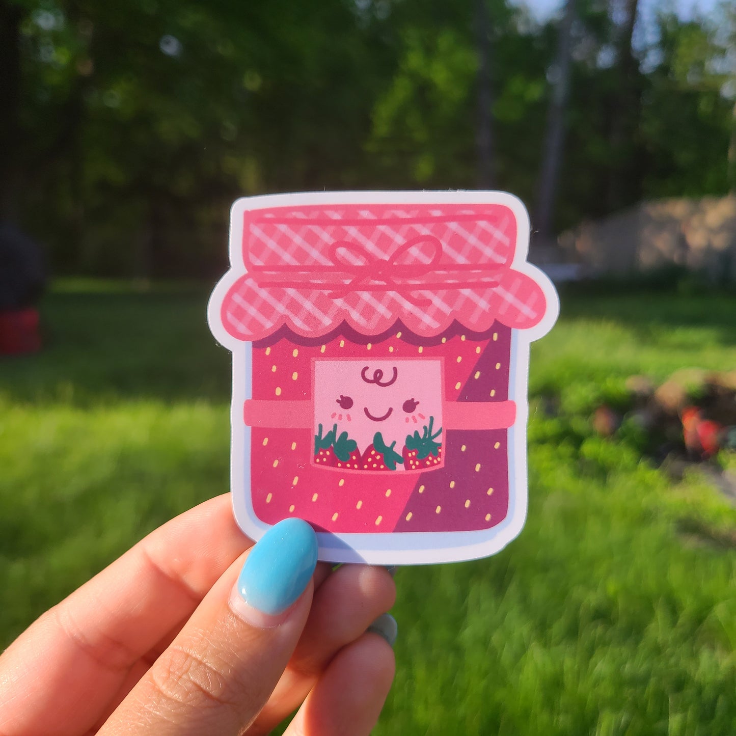 Jam Jar Sticker