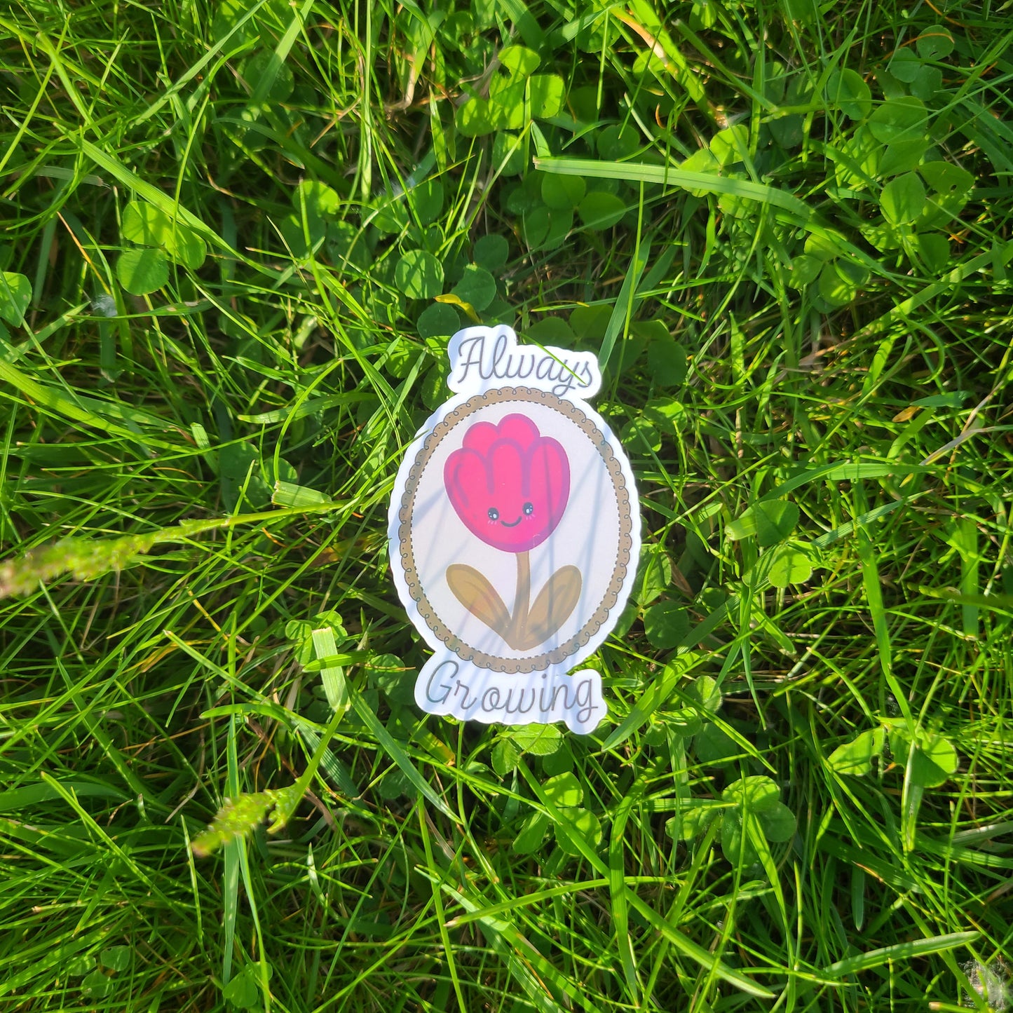 Always Growing Tulip Sticker