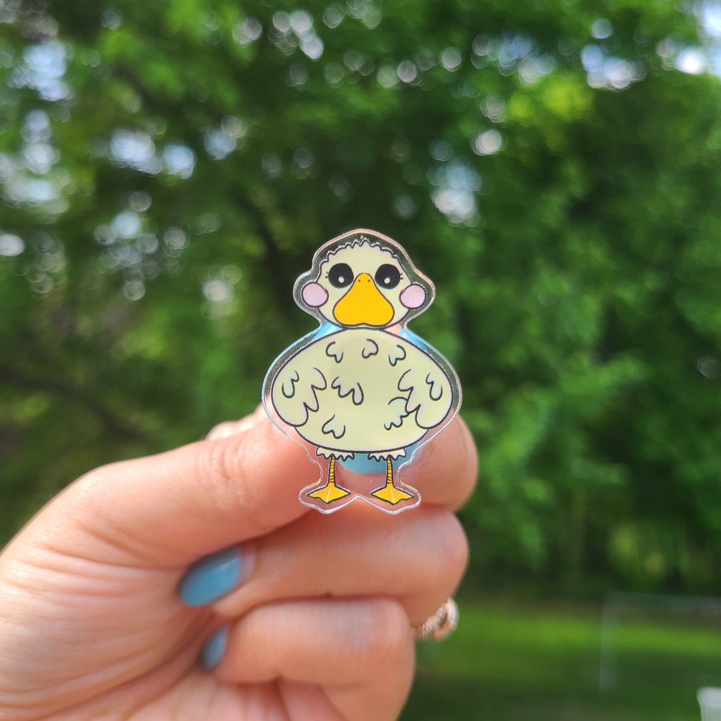 I'm a Strange Duck Acrylic Pin Cute