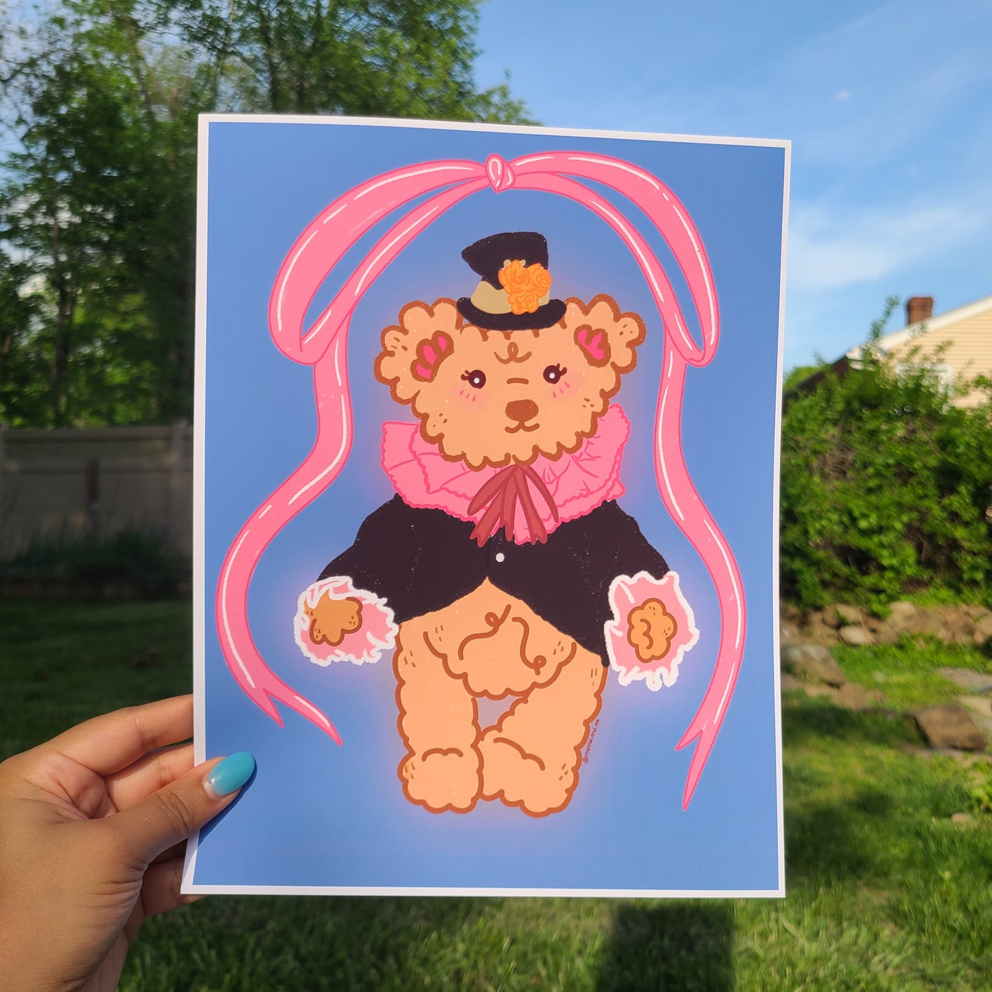 Vintage Bear 8x10 Print