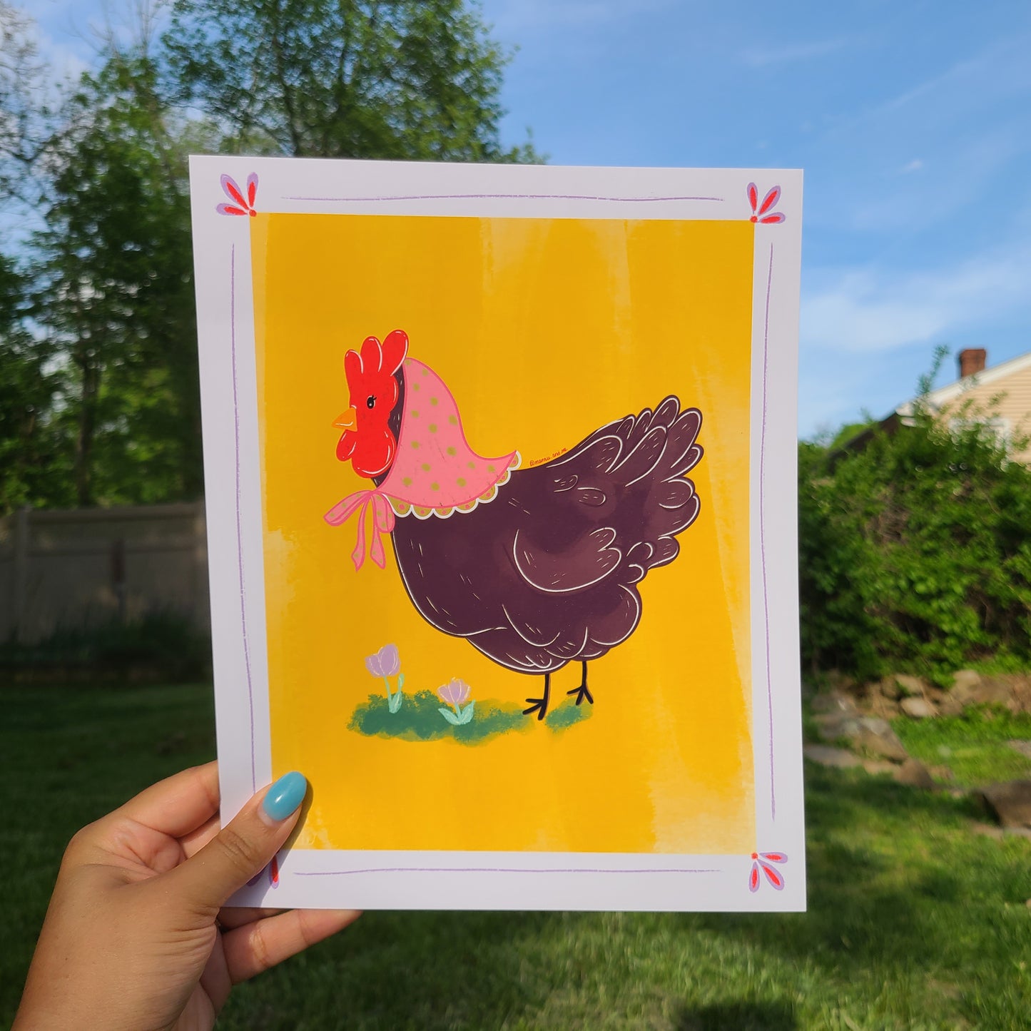 Chicken 8x10 Print