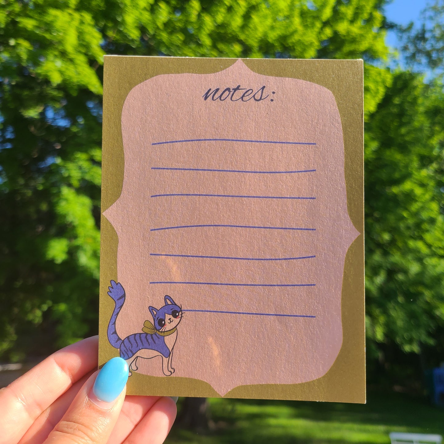 Charming Cat Memo Pad