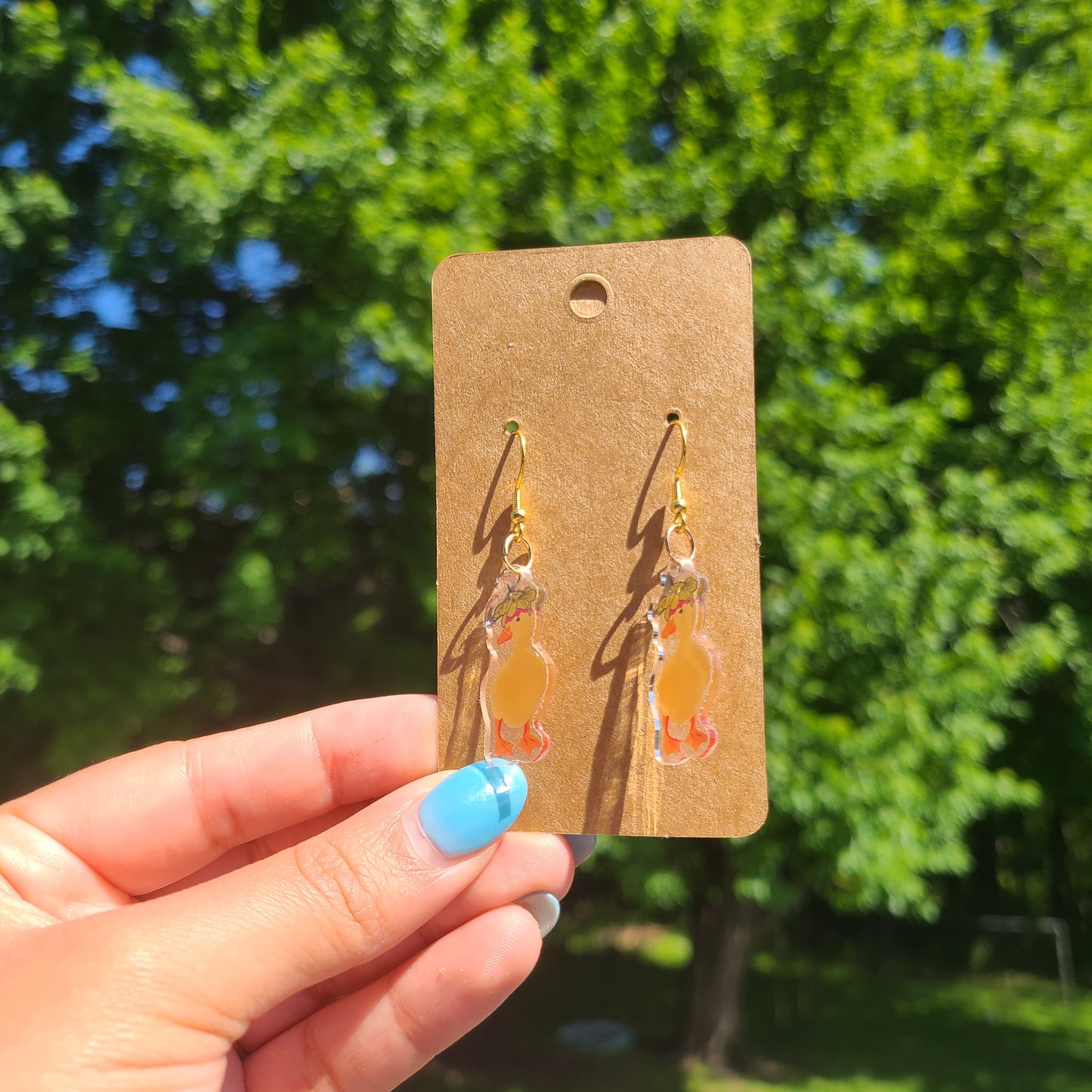 Duck Earrings