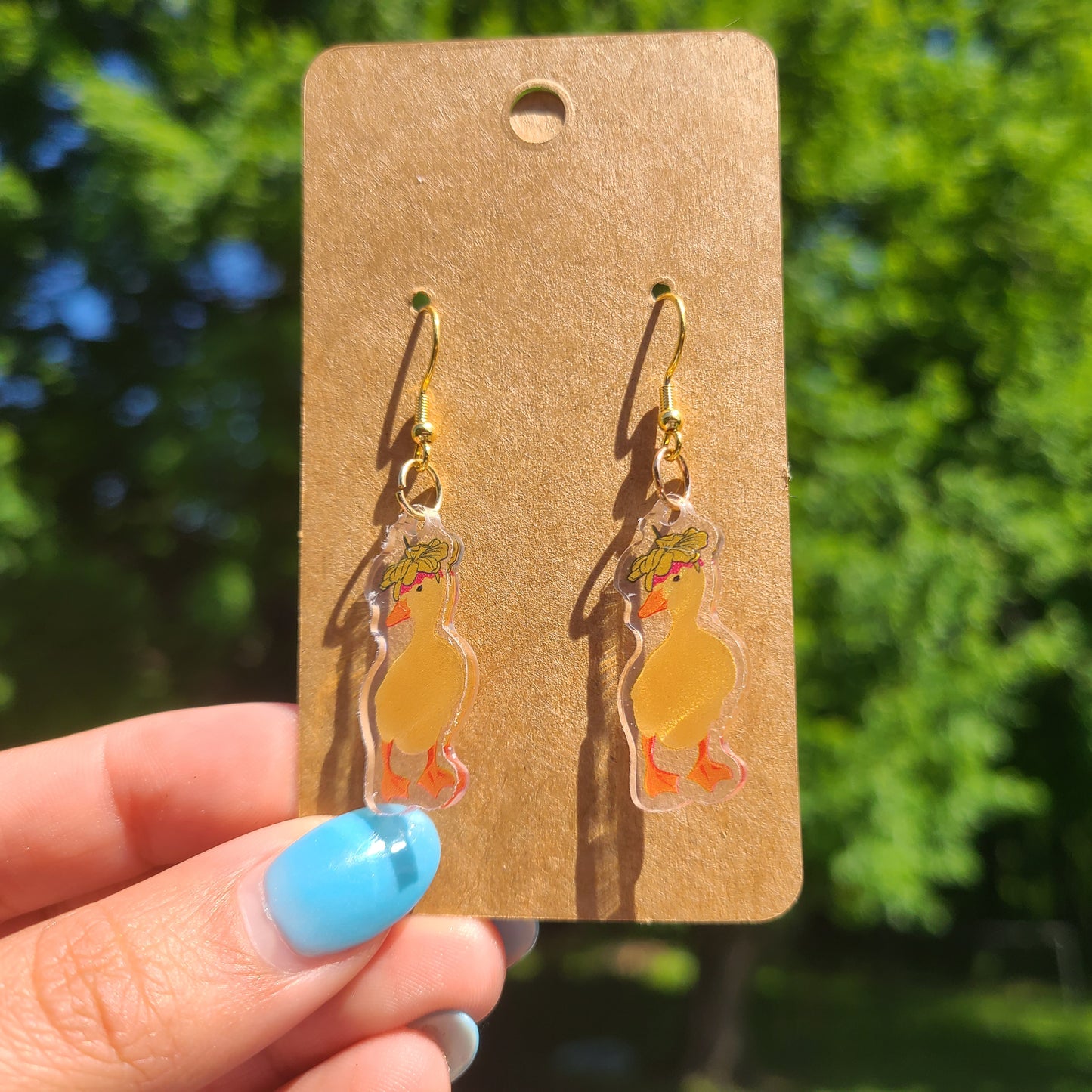 Duck Earrings