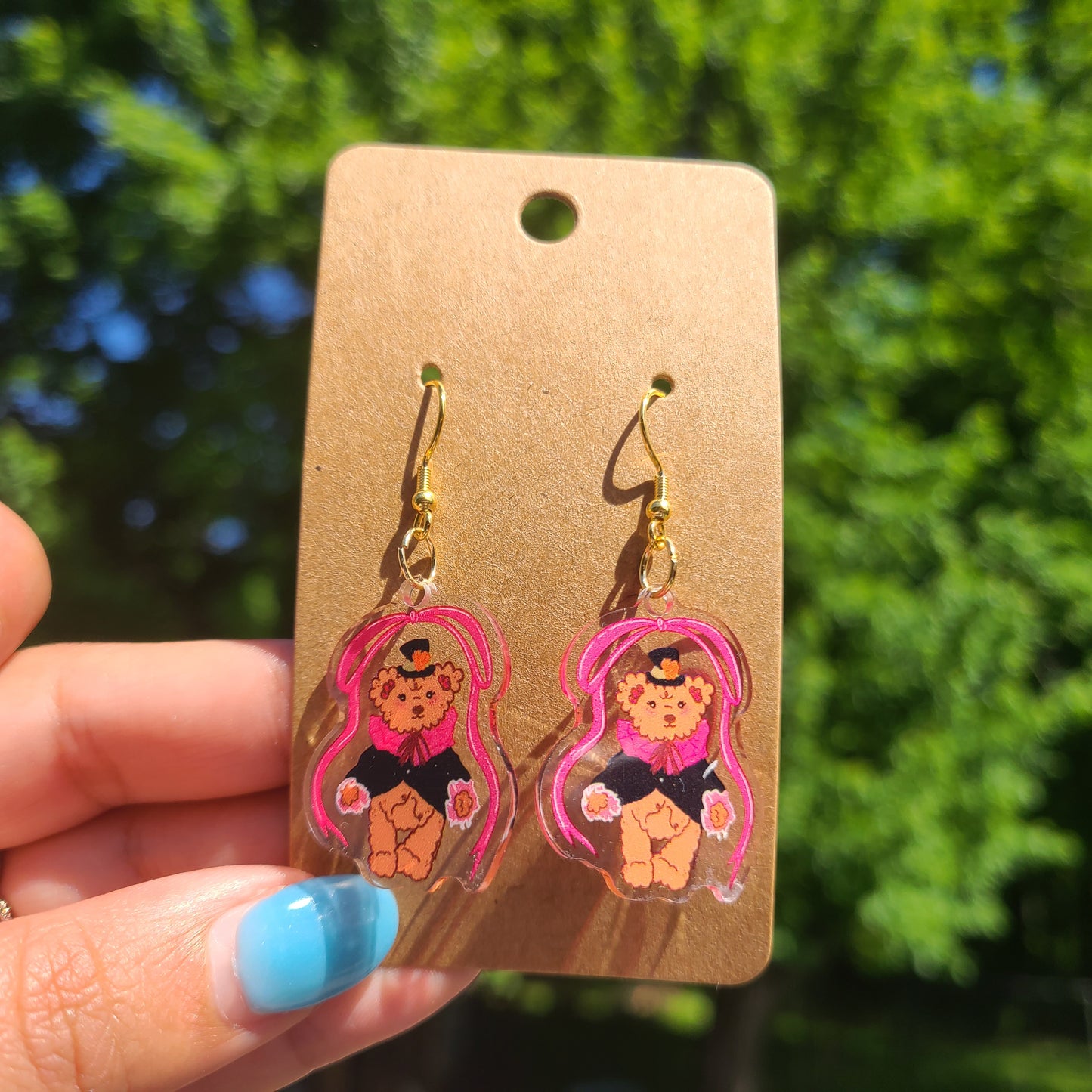 Vintage Bear Earrings