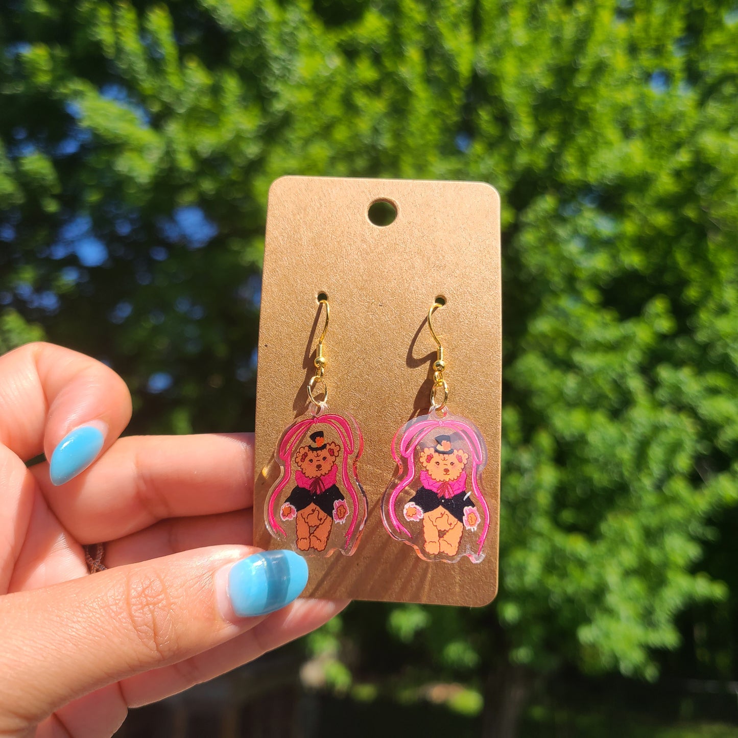 Vintage Bear Earrings