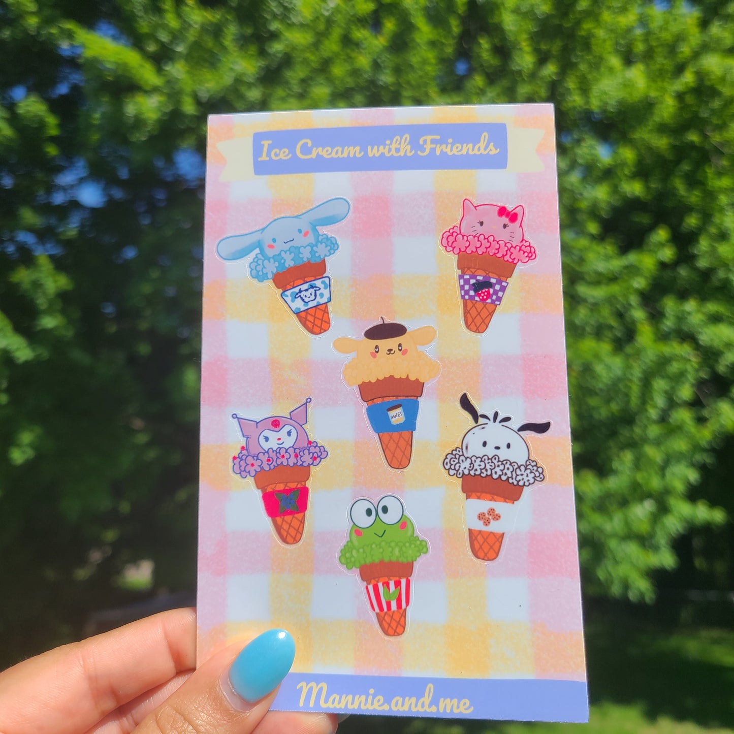 Ice cream with Friends Stickersheet