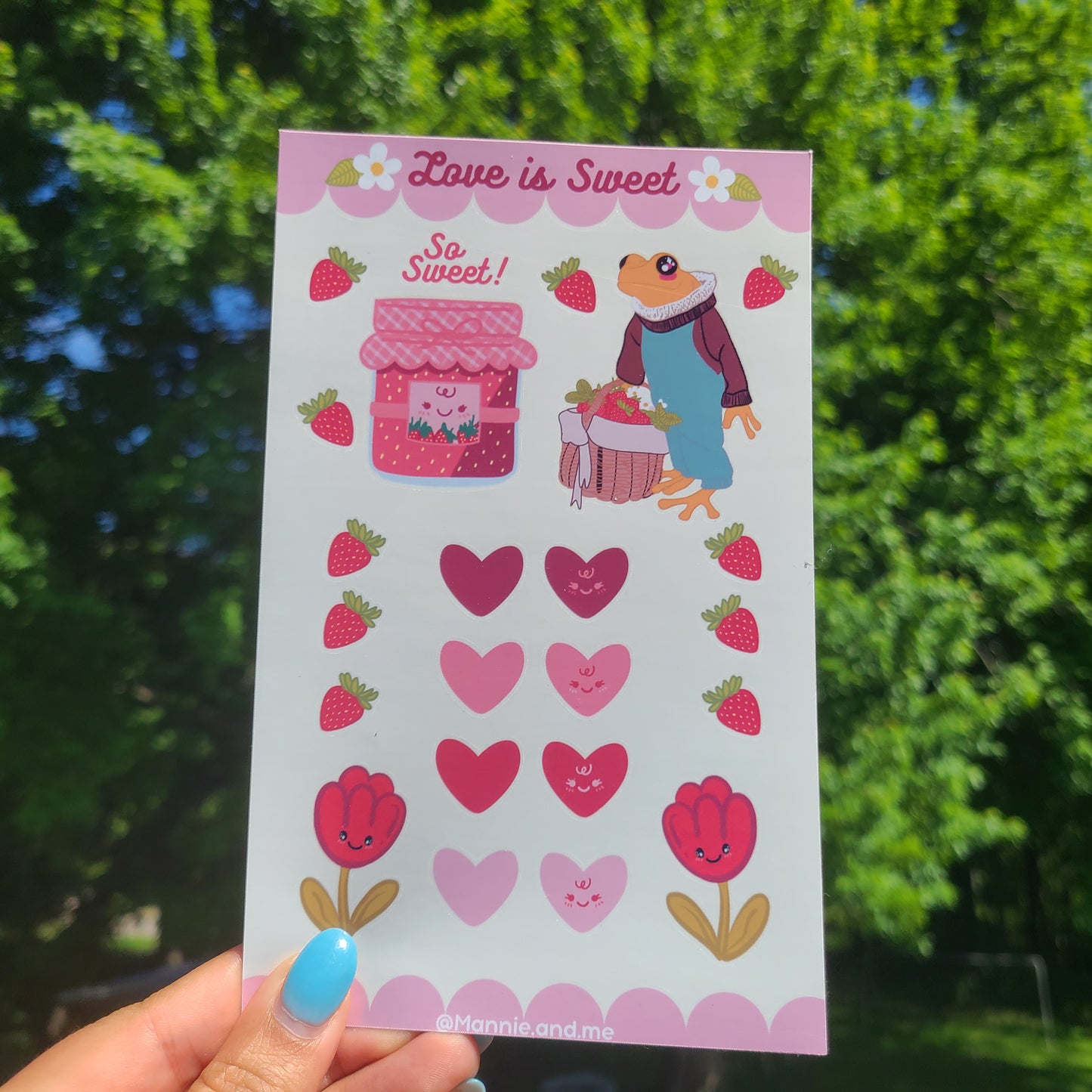 Love is Sweet Stickersheets