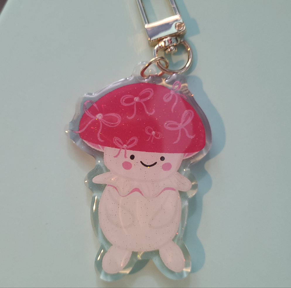 Mushroom Keychain