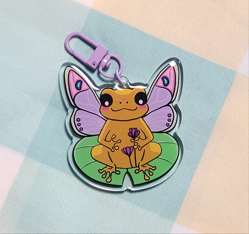 Fairy Frog Keychain