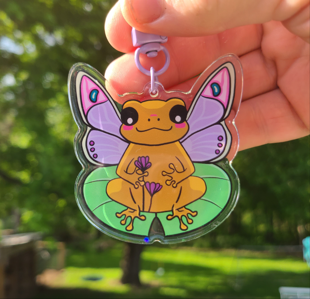 Fairy Frog Keychain