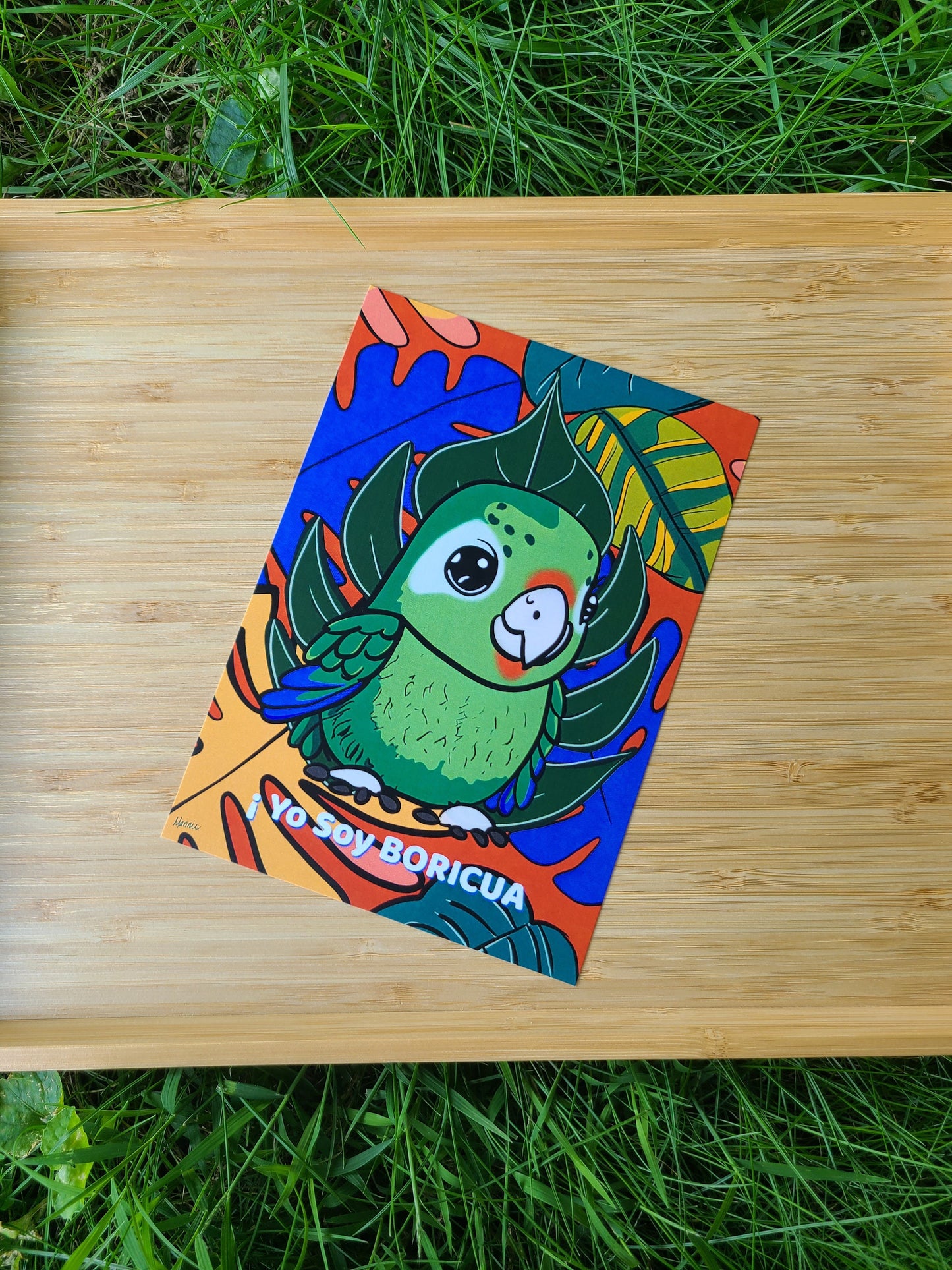 Puerto Rican Parrot - The Iguca Art Print 5x7in
