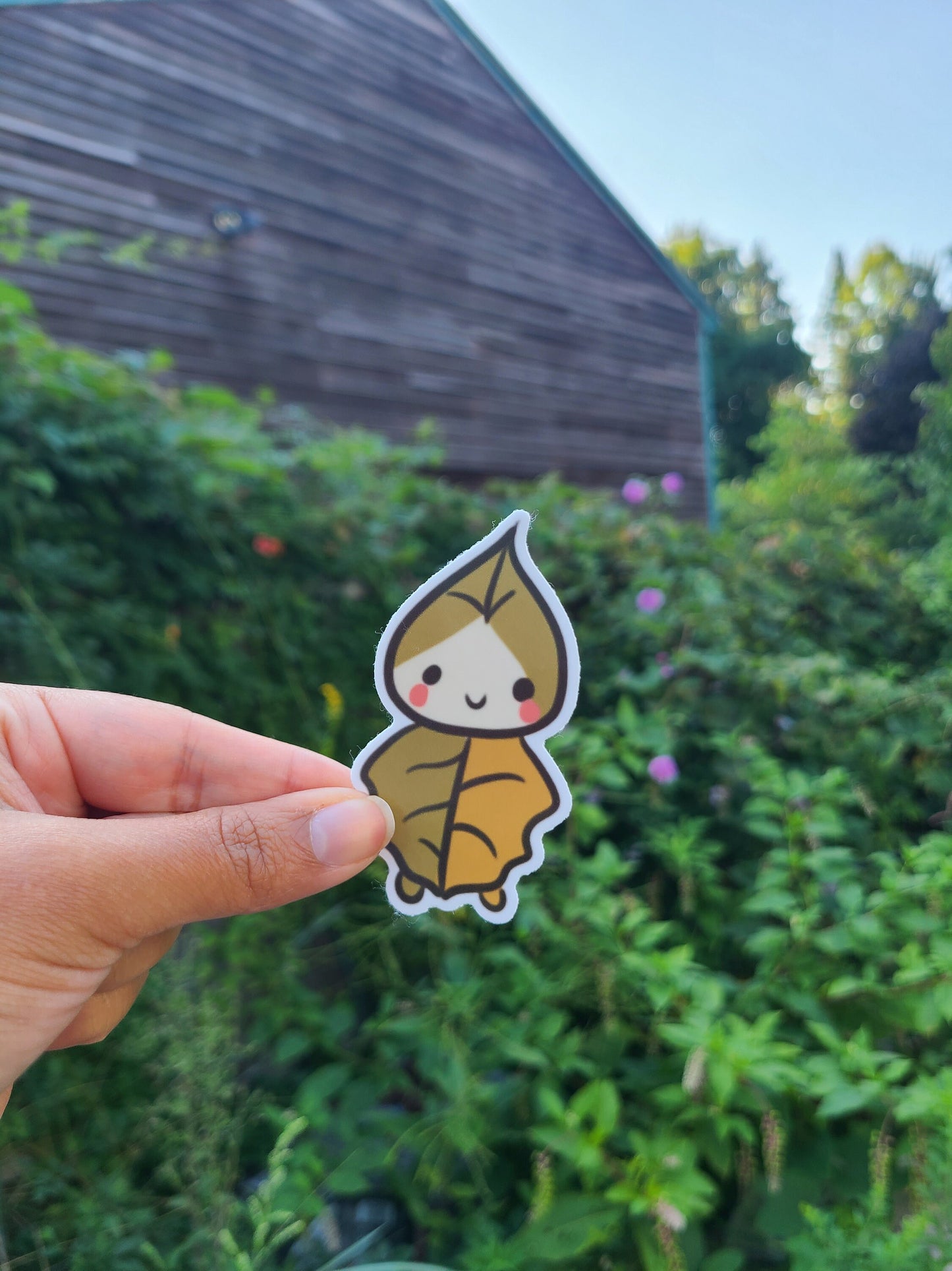 Cute Autumn Elf Vinyl Sticker