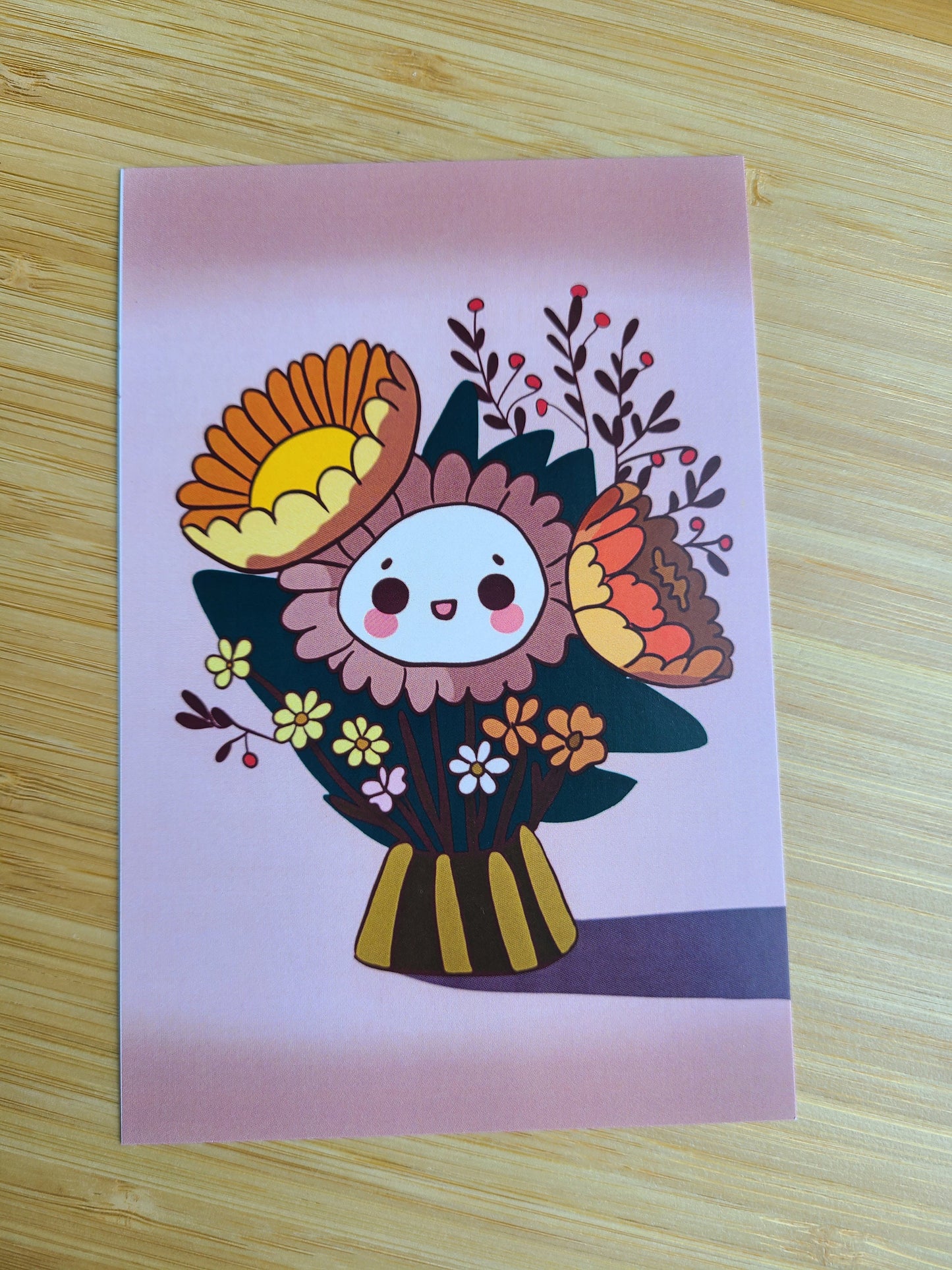 Autumn Bouquet Art Print 4x6in