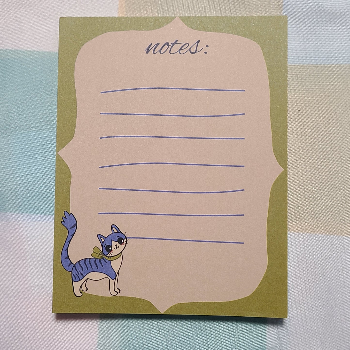 Charming Cat Memo Pad