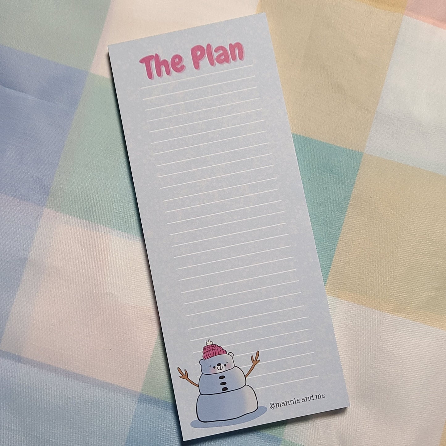 Snow bear Memo Pad - Notepad