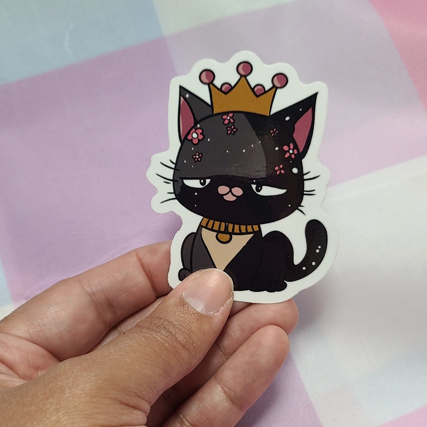 Grumpy Cat Princess Sticker