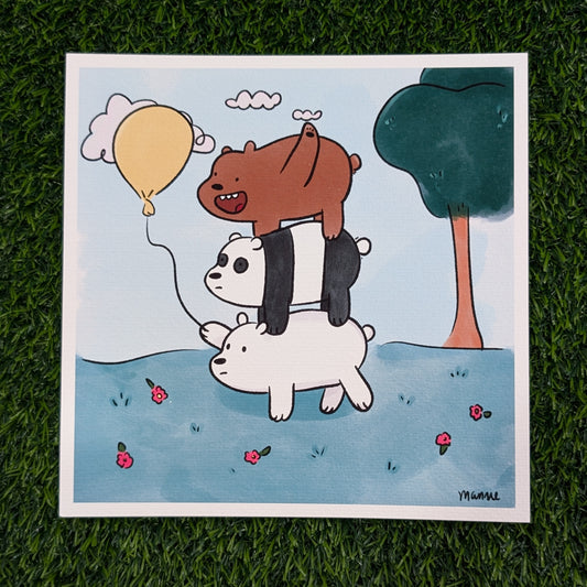 Grizzly, Panda and Ice Bear